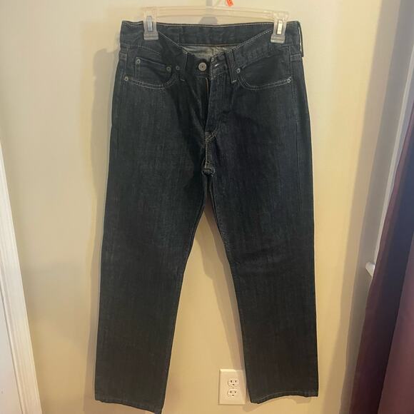 Levi's 514 Straight Fit Dark Wash Denim Jeans Size 30 x 30 - Picture 1 of 3